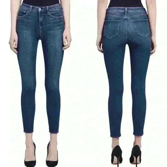 L'AGENCE Denim - L’Agence Margot High Rise Skinny Light Vintage Denim Jeans